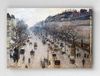 Full Frame pratiCanvas Tablo - Camille Pissarro - The Boulevard Montmartre on a Winter Morning (FF-PCŞ191)