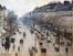 Full Frame pratiCanvas Tablo - Camille Pissarro - The Boulevard Montmartre on a Winter Morning (FF-PCŞ191)</span>