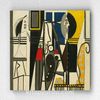 Full Frame pratiCanvas Tablo - Pablo Picasso - ressam ve model Painter and Model Paris 1928 (FF-PCŞ293)