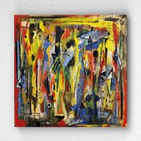 Full Frame pratiCanvas Tablo - Norman Lewis - Phantasy II (FF-PCŞ284)