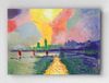 Full Frame pratiCanvas Tablo - Andr&eacute; Derain - Charing Cross Bridge (FF-PCŞ183)