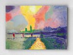 Full Frame pratiCanvas Tablo - André Derain - Charing Cross Bridge (FF-PCŞ183)