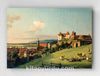 Full Frame pratiCanvas Tablo - Bernardo Bellotto - View of Pirna from the Sonnenstein Castle (FF-PCŞ187)