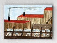 Full Frame pratiCanvas Tablo - Jacob Lawrence They arrived in Great Numbers İnto Chicago, The Gateway Of The West (FF-PCŞ262)