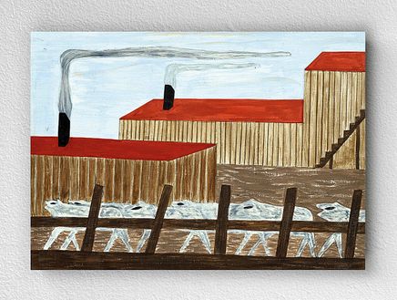 Full Frame pratiCanvas Tablo - Jacob Lawrence They arrived in Great Numbers İnto Chicago, The Gateway Of The West (FF-PCŞ262)