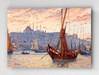 Full Frame pratiCanvas Tablo - Tristram James Ellis The Golden Horn	(FF-PCŞ335)