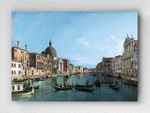 Full Frame pratiCanvas Tablo - Studio of Canaletto - Venice The Grand Canal with S  Simeone Piccolo (FF-PCŞ322)