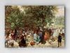 Full Frame pratiCanvas Tablo - Adolph Menzel - Afternoon in the Tuileries Gardens (FF-PCŞ172)