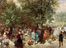 Full Frame pratiCanvas Tablo - Adolph Menzel - Afternoon in the Tuileries Gardens (FF-PCŞ172)</span>