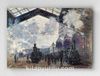 Full Frame pratiCanvas Tablo - Claude Monet - The Gare St-Lazare (FF-PCŞ203)