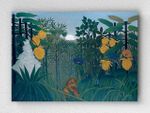 Full Frame pratiCanvas Tablo - Henri Rousseau - The Repast of the Lion (FF-PCŞ248)
