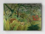 Full Frame pratiCanvas Tablo - Henri Rousseau - Surprised (FF-PCŞ247)