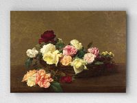 Full Frame pratiCanvas Tablo - Joseph Mallord William Turner - Sun Rising through Vapour (FF-PCŞ272)