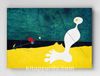 Full Frame pratiCanvas Tablo - Joan Miró - Person Throwing a Stone at a Bird (FF-PCŞ269)