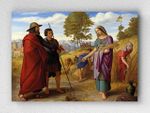 Full Frame pratiCanvas Tablo - Julius Schnorr von Carolsfeld - Ruth in Boaz's Field (FF-PCŞ273)