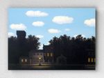Full Frame pratiCanvas Tablo - René Magritte - The Empire of Light, II (FF-PCŞ313)