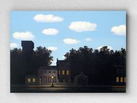 Full Frame pratiCanvas Tablo - René Magritte - The Empire of Light, II (FF-PCŞ313)