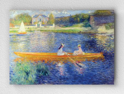 Full Frame pratiCanvas Tablo - Pierre-Auguste Renoir - The Skiff (FF-PCŞ311)