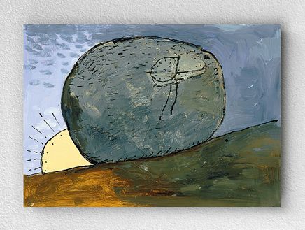 Full Frame pratiCanvas Tablo - Philip Guston - İsimsiz 01 Tablosu (FF-PCŞ307)