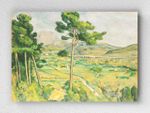 Full Frame pratiCanvas Tablo - Paul Cezanne - Viyadüklü Manzara (FF-PCŞ299)
