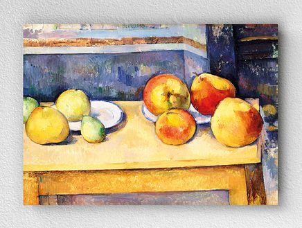 Full Frame pratiCanvas Tablo - Paul Cézanne - Still Life with Apples and Pears (FF-PCŞ297)
