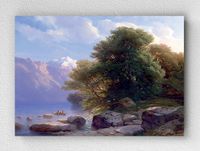 Full Frame pratiCanvas Tablo - Alexandre Calame - The Lake of Thun	(FF-PCŞ178)