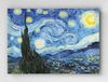 Full Frame pratiCanvas Tablo - Vincent van Gogh - Starry Night, 1889 (FF-PCŞ330)