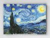 Full Frame pratiCanvas Tablo - Vincent van Gogh - Starry Night, 1889 (FF-PCŞ330)