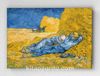 Full Frame pratiCanvas Tablo - Vincent van Gogh - Resting after Work (after Millet), 1889 (FF-PCŞ329)
