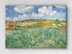 Full Frame pratiCanvas Tablo - Vincent van Gogh - Auvers'te Çayırlık (FF-PCŞ328)