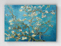 Full Frame pratiCanvas Tablo - Vincent van Gogh - Almond Blossom (FF-PCŞ327)