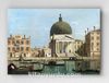 Full Frame pratiCanvas Tablo - Studio of Canaletto - Venice S Simeone Piccolo (FF-PCŞ318)