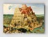 Full Frame pratiCanvas Tablo - Pieter Brueghel - Tower of Babel (FF-PCŞ317)
