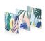 Full Frame Duvar Sanatları - CanvasWall Kare - Pastel Tropikal Desenler 2 - Üçlü Set (FF-W131)</span>