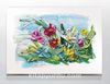 Full Frame Duvar Sanatları - CanvasWall DD - Yağlı Boya Çiçek Buketi Arajman (FF-W138)