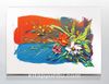 Full Frame Duvar Sanatları - CanvasWall DD - Yağlı Boya Çiçek Buketi Turuncu (FF-W139)