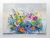 Full Frame Duvar Sanatları - CanvasWall DD - Tuvale Kır Çiçekleri Buketi (FF-W141)