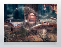 Full Frame Duvar Sanatları - CanvasWall DD - Sihirli Ağaç Ev (FF-W157)