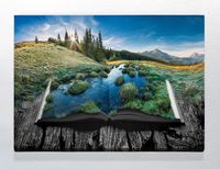 Full Frame Duvar Sanatları - CanvasWall DD - Kitap Doğa (FF-W161)