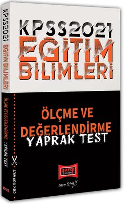 2021 KPSS Eğitim Bilimleri Ölçme ve Değerlendirme Yaprak Test