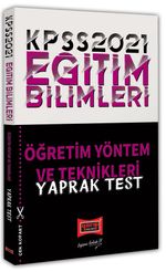 2021 KPSS Eğitim Bilimleri Öğretim Yöntem ve Teknikleri Yaprak Test