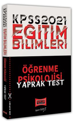 2021 KPSS Eğitim Bilimleri Öğrenme Psikolojisi Yaprak Test
