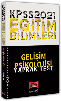 2021 KPSS Eğitim Bilimleri Gelişim Psikolojisi Yaprak Test