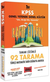 2021 KPSS Genel Yetenek Genel Kültür Kamp Kitabı 92 Tarama Tamamı Çözümlü Soru Bankası