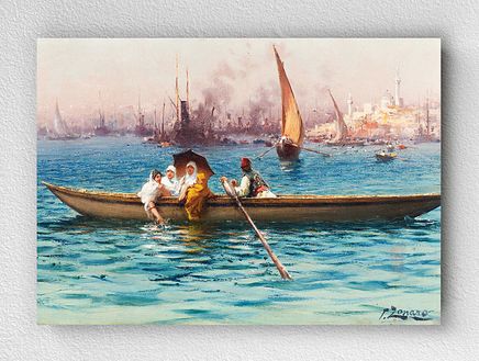 Full Frame pratiCanvas - Amusement on the Caique / Fausto Zonaro (FF-PCŞ303)