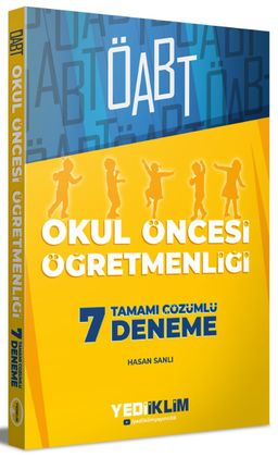 ÖABT Okul Öncesi Öğretmenliği Tamamı Çözümlü 7 Deneme