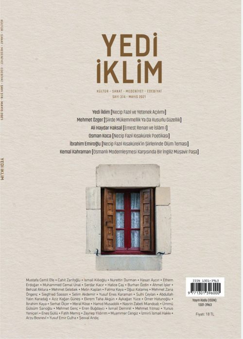 7edi İklim Sayı:374 Mayıs 2021 Kültür Sanat Medeniyet Edebiyat Dergisi