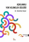 A&ccedil;ıklamalı Yeni Kelimeler S&ouml;zl&uuml;ğ&uuml;