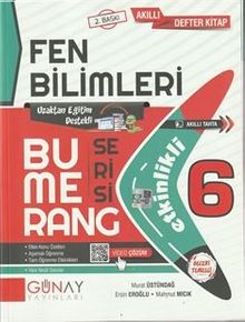 Bumerang Serisi - 6. Sınıf Etkinlikli Fen Bilimleri Soru Bankası