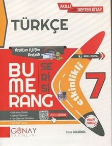 Bumerang Serisi - 7. Sınıf Etkinlikli Türkçe Soru Bankası - Berna Gülgönül